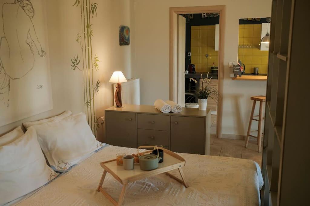 Apartment With Garden In Thessaloniki. Eksteriør bilde